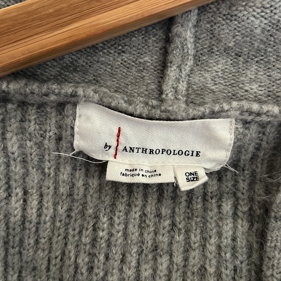 Anthropologie NWOT Laura Cozy Knit Open Front Cardigan Sweater - Picture 8 of 9